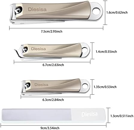Ergonomic Holo Nail Clippers for Stylish, Precise Cutting - Compact Size - Image 6