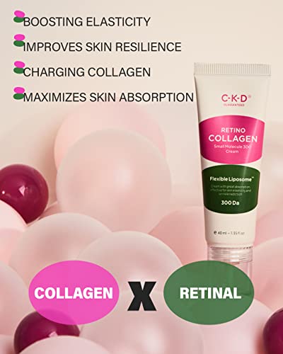 CKD Retino Collagen Pore Elasticity Mask 5 Sheets plus 300ml Anti-Wrinkle Face Cream Set - Image 6