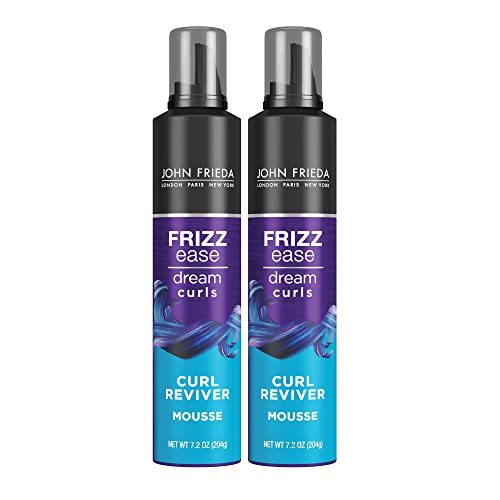 John Frieda Frizz Ease Curly Hair Reviver Mousse Enhances Curls, a Soft Flexible Hold & Frizz Ease Dream Curls Conditioner, Hydrates and Defines Curly, Wavy Hair - Image 2