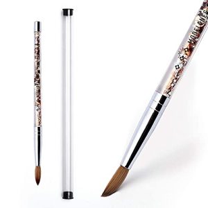 MODELONES Size 8 Kolinsky Sable Acrylic Nail Brush for Professional Manicures