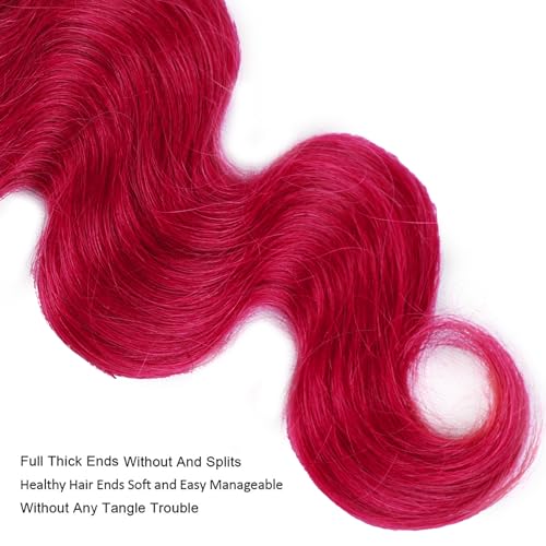 Red Human Hair Bundles - Image 3