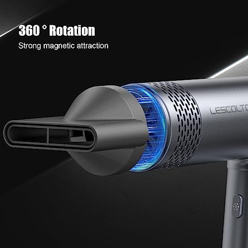 Lescolton Professional Blow Dryer, Ionic Hair Dryer for Women, High-Speed Hair Dryers with Diffuser for Salon Use - Image 3