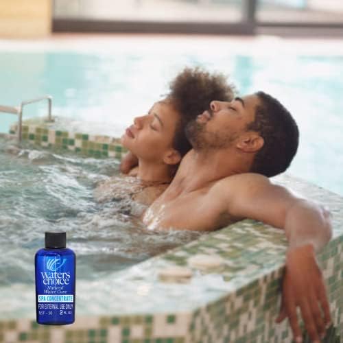 Waters Choice 2 oz. Enzyme Concentrate-6 Month Supply, All-Natural Spa Water Care, Hot Tub Cleaner, Premium Water Care Treatment, No Harsh Spa Hot Tub Chemicals, Gentle on Eyes, Hair and Skin - Image 6