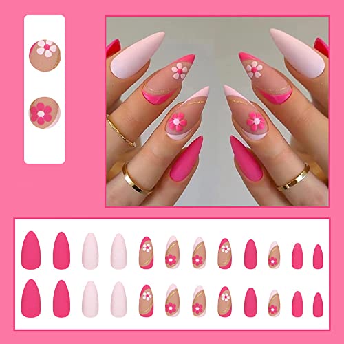 Boho-Inspired Acrylic Nail Designs Set for Creative Nail Art Enthusiasts - Image 2