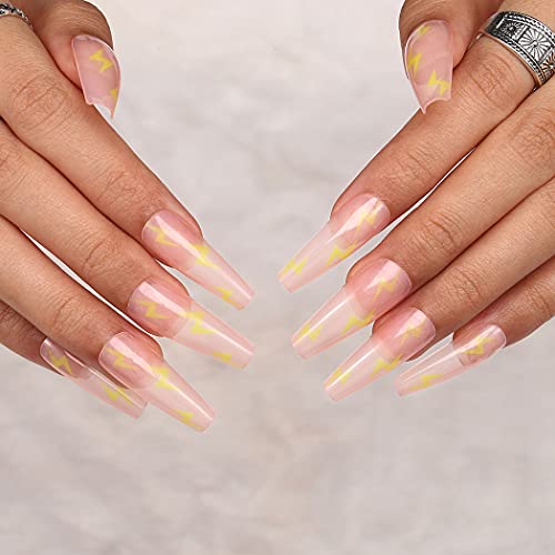 Loki-Inspired Acrylic Nail Design Set for Stylish Nail Art Enthusiasts - Image 5