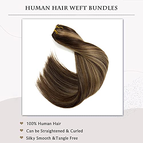 Dark Brown 18 Inch Clip-In Human Hair Extensions for Versatile Styling - Image 5