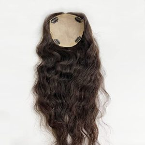 8 Inch Human Hair Curly Topper for Effortless Volume and Natural Texture Styling