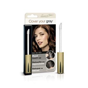 Irene Gari Instant Touch Up To Cover Your Gray Brush In Hair Mascara (Black) 0.25 Oz by Cover Ur Gray