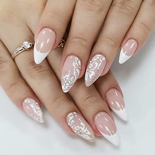 Creative Acrylic Nail Art Wide Tip Stencils, Set of 12 Styles - Image 3
