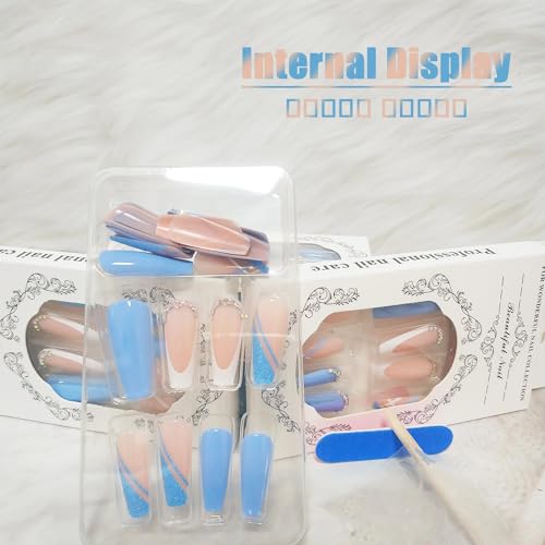 Beginner Acrylic Coffin Nails Kit with Step-by-Step Guide and Pro Tips - Image 5
