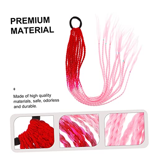 NOLITOY Ponytail Women's Hairstyle Decor Curly Wig Crochet Hook Curly Human Hair Wig Afro Wigs Braid Weave Decor Hairpiece Premium Hairpiece Hip Hop Headband Hair Piece Decorate Miss Silk - Image 9