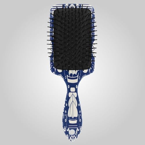 Folding Compact Portable Men's Travel Hair Brush for Easy Carry - Image 2