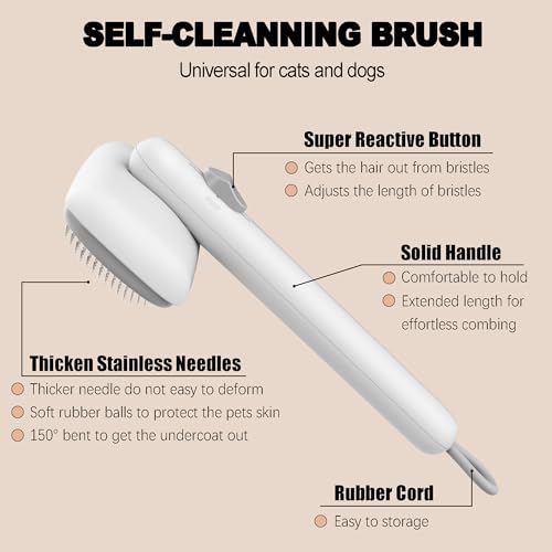 Rubber Dog Hair Brush - Image 3