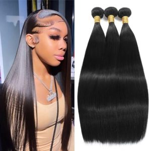 Straight Human Hair Bundles