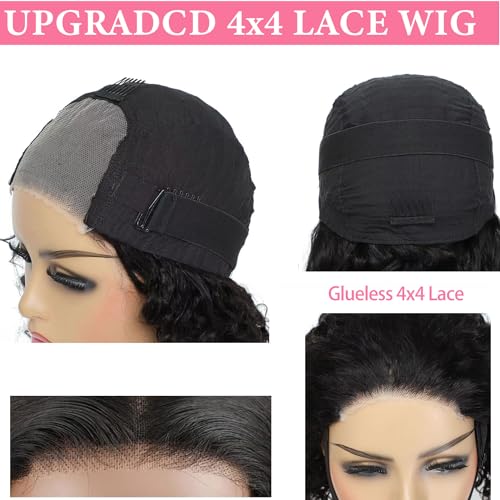 Short Wavy Human Hair Wig for Women - Natural Look, Comfortable Fit, Medium Size - Image 2