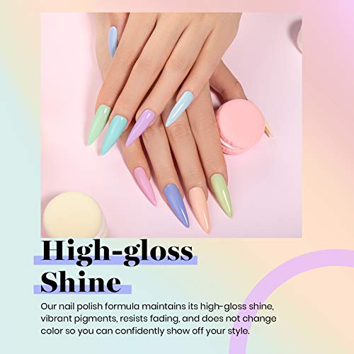 Matte Gel Nail Polish 15ml Long-Lasting Smooth High Shine Finish for Perfect Nails - Image 5