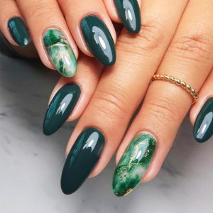Lime Green Short Acrylic Nail Design 100-Piece Set for Stylish Nail Art