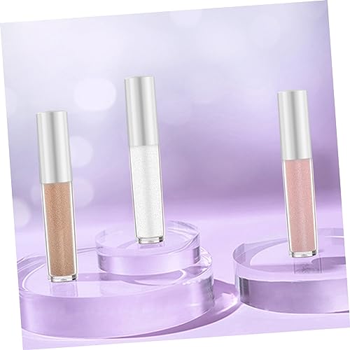 FRCOLOR 6 Pcs Polarized Monochrome Eyeshadow Makeup Product Glitter Eye Makeup Korean True Beauty Makeup Shimmer Eyeshadow Liquid Eyeshadow for Women Plastic Highlight Cosmetics - Image 9