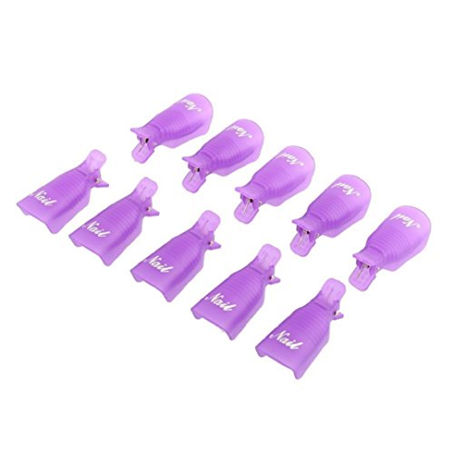 10 Pack Soak Off Gel Nail Clips for Effortless Removal, Durable Reusable Acrylic Tool - Image 2