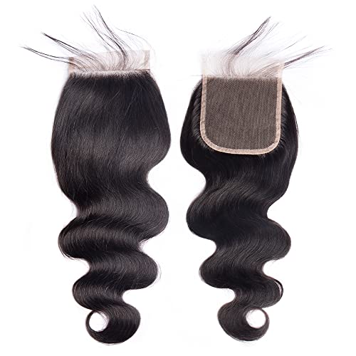 4x4 Inch Natural Look Human Hair Lace Closure Easy Styling for Effortless Beauty - Image 2