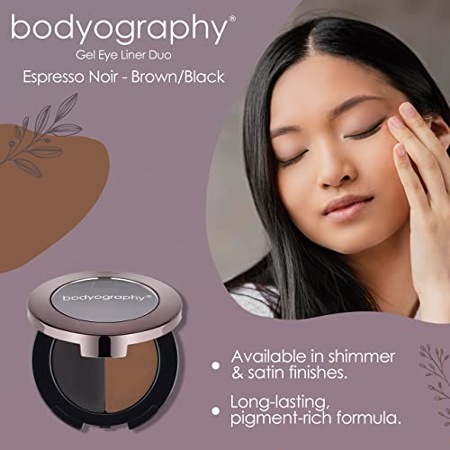 Gel Eye Liner Duo Espresso Noir (Brown/Black) - Image 3