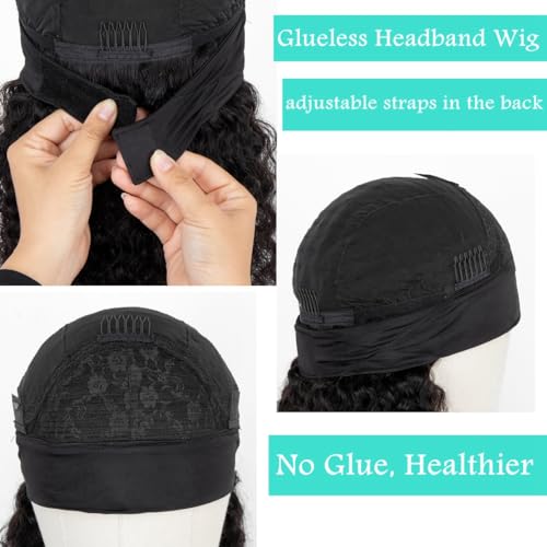 Affordable Human Hair Headband Wig - Image 5