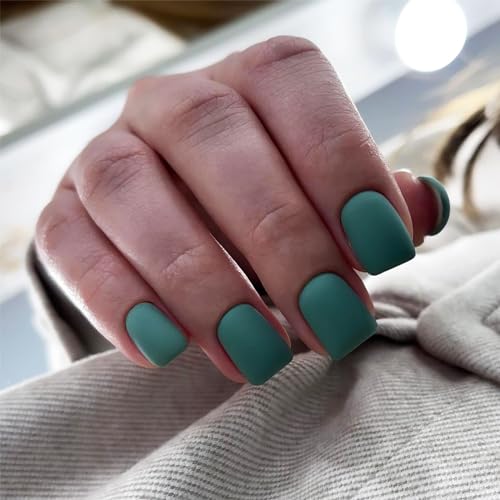 Short Matte Acrylic Nail Design Kit for Elegant and Stylish Nail Art