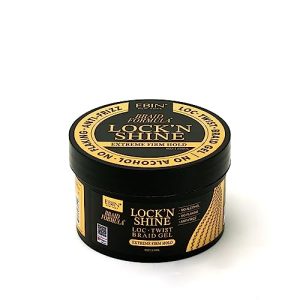 Lock'n Shine Braid Formula 8oz Extreme Firm Hold for Locs Twists and Braids