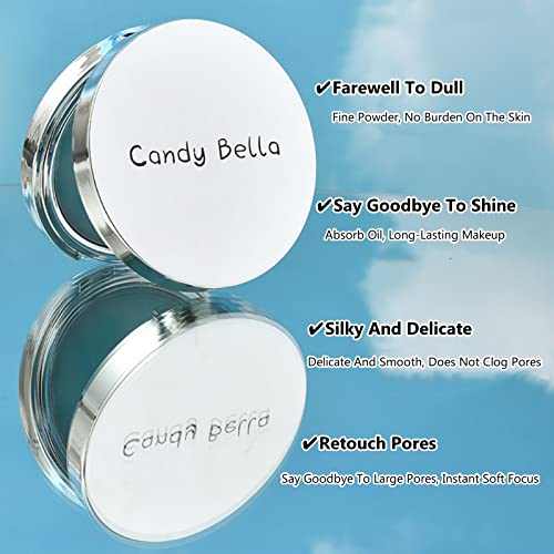 Oil Control Face Pressed Powder, Jelly Pressed Powder Face Makeup Setting Powder, Powder Free Delicate and Skin-friendly, Flawless Matte Long Lasting Finishing Lightweight Waterproof Face Cosmetics - Image 4