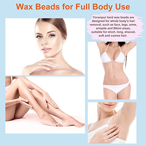 Sensitive Skin 1.3lb Hard Wax Beads with 20 Wax Sticks Hair Removal Kit - Image 9