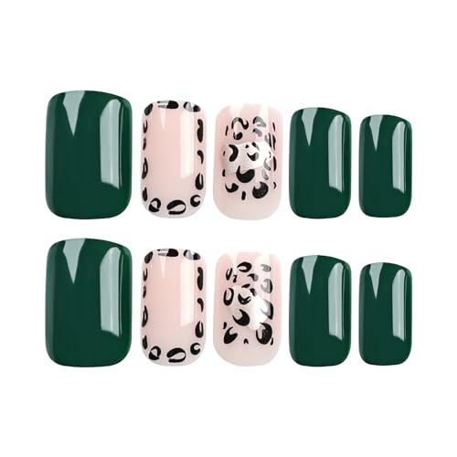 Neon Pink And Green Acrylic Nails - Image 5