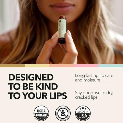 Kind Lips Lip Balm - Nourishing & Moisturizing Lip Care for Dry Lips Made from Shea Butter, Beeswax with Vitamin E |Variety Flavor | 0.15 Ounce (Pack of 5) - Image 12