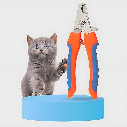 Pet Nail Clippers, Professional Grooming Tool with Safety Guard, Best Paw Safe and Painless Claw Trimmer, Lock-Protective to Avoid Over Cutting, Free Nail File, Pet Nail Clippers for Dogs & Cats. - Image 8