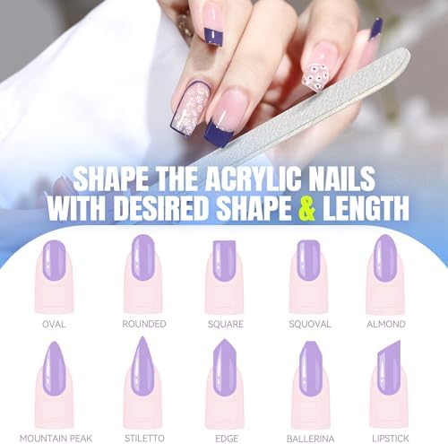 Disposable Zebra Nail Files 80/100 Grit 5 Inch Double Sided Emery Boards for Acrylic Nails Toenails Professional Manicure Pedicure Tools 50Pcs - Image 4