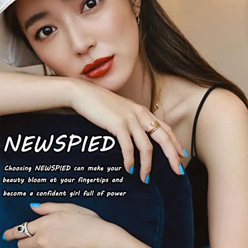 Medium Length Square Press on Nails French Tip Fake Nails with Glitter Flowers Leaves Luxury Design Glue on Nails Full Cover Nail Tips Cute Nude False Nails for Women Spring Nail Decorations 24Pcs - Image 5