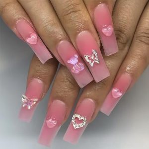 Pink Gel Nail Designs