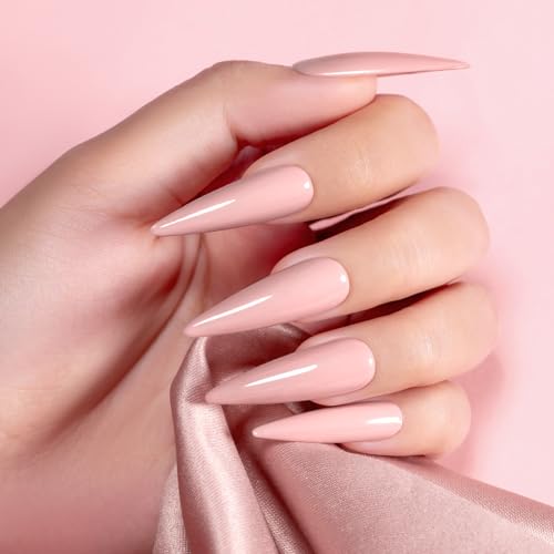 RARJSM Pink Gel Nail Polish,Jelly Gel Polish Sheer Pink Nail Gel Polish,Soak Off UV LED Cured Nude Translucent Pink Skin Color Nail Gel Polish Nail Art Manicure Salon DIY at Home 15ML - Image 3