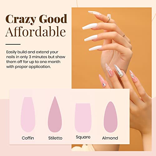 Complete Liquid Gel Extension Kit for Easy Application and Long-Lasting Salon Results - Image 5