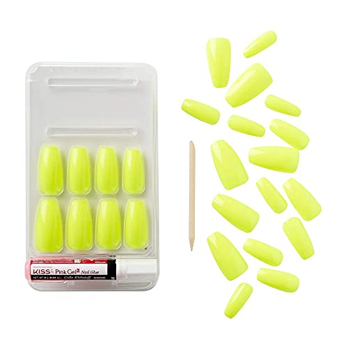 Bright Yellow Acrylic Nails - Image 5