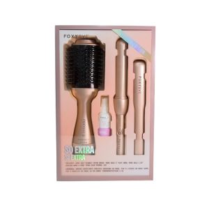 Hair Brush Heated Straightener