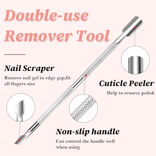 Gel Nail Polish Remover Clips, 10pc Gel Nail Remover Kit Gel Remover for Nails Acrylic Nail Remover Nail Clips for Polish Removal, Nail Soak off Clips Soak off Gel Polish Remover-Black - Image 4