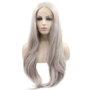 Platinum Silver Human Hair Wig
