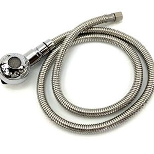 SALON EQUIPMENT SHAMPOO BOWL SPRAYER HOSE AND ROUND HEAD