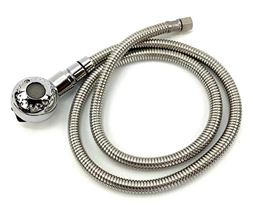 SALON EQUIPMENT SHAMPOO BOWL SPRAYER HOSE AND ROUND HEAD
