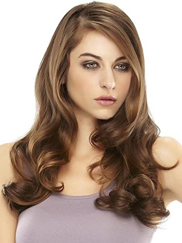 18" easiVolume Clip In Extension 1 Piece Color 130/31 Chili Pepper - Easihair Hairpieces Human Hair 1 Piece Volumizer Heat Friendly Womens Long Natural Blending Base Bundle MaxWigs Hairloss Booklet
