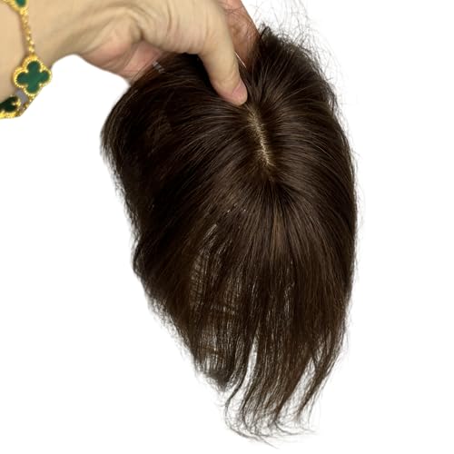 18 Inch Clip-On Human Hair Topper for Natural Volume and Effortless Styling - Image 7