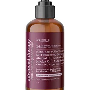 Sulfate and Paraben Free Blue Shampoo for Color-Treated Hair 12 oz Bottle