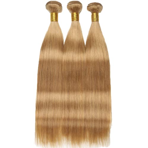 Honey Blonde Straight Hair Bundles 8A Grade Double Weft 300g 22 24 26 Inch - Image 4