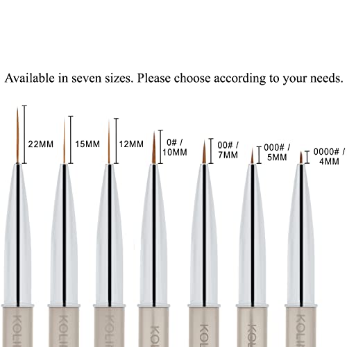 Natural hair brush for nail art. - Image 6