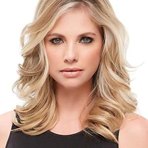 EasiPart HD XL 12inch Length Topper Color 12FS8 Shaded Praline-Hairpieces Heat Friendly Synthetic Clip In 1 Piece Monofilament 3*5.75in Base Cover Thinning Bundle MaxWigs Hairloss Booklet